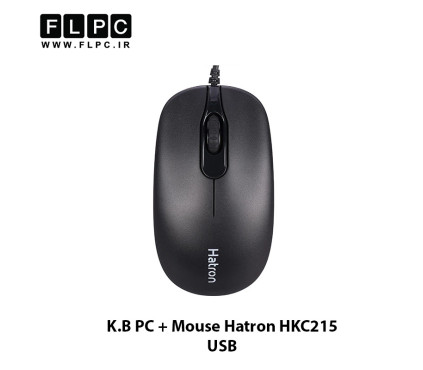 کیبورد و موس سیمی هترون مدل HKC215