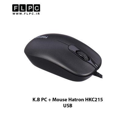 کیبورد و موس سیمی هترون مدل HKC215