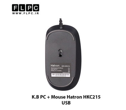 کیبورد و موس سیمی هترون مدل HKC215