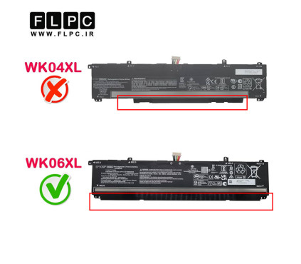 باتری لپ تاپ اچ پی HP WK06XL _5200mAh