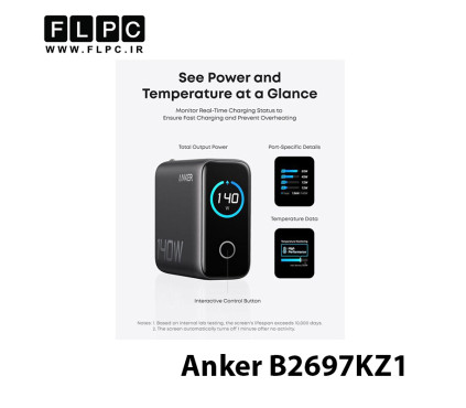 آداپتور انکر 140 وات مدل Anker B2697KZ1