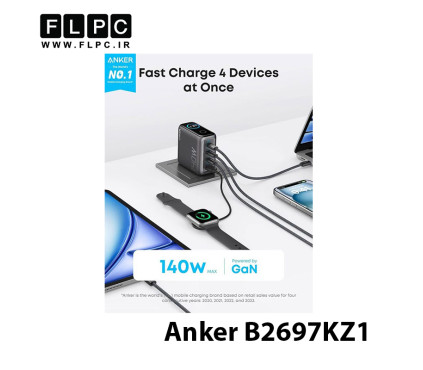آداپتور انکر 140 وات مدل Anker B2697KZ1