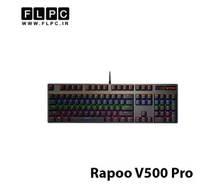 کیبورد گیمینگ Rapoo مدل V500 Pro 100Key Black