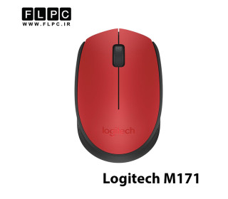 موس بی سیم لاجیتک مدل Logitech M171 قرمز- مشکی