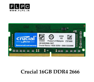 رم لپ تاپ 16 گیگ Crucial DDR4-PC4 (2666) CL19 _CB16GS2666.C8ET گارانتی یک ساله