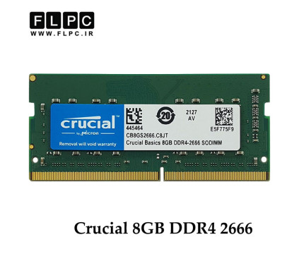 رم لپ تاپ 8 گیگ Crucial DDR4-PC4 (2666) CL19 _CB8GS2666.C8JT گارانتی یک ساله